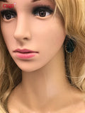 Water Droplets Shape Glass Crystal Earrings for Women