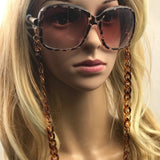 Wide Acrylic Eyewear Holder Neck Strap Glasses Chains Necklace