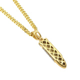 CY&CM Men Hiphop Army Bullet Pendant Necklace
