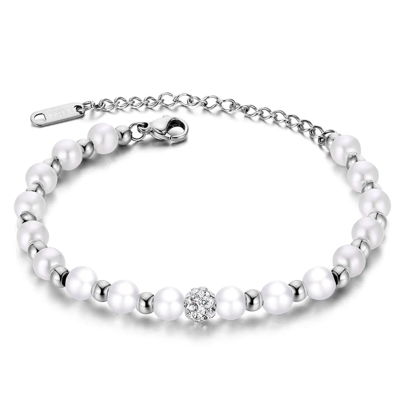 CYJ Stainless Steel 316L Golden Women Bracelet Chain AAA CZ Charms Jewelry