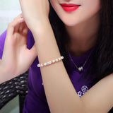 CYJ Stainless Steel 316L Golden Women Bracelet Chain AAA CZ Charms Jewelry