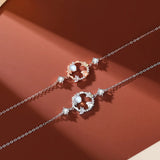 S925 Silver Bracelet AAA CZ Rabbit Women Birthday Gift Jewelry