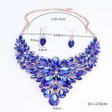 CYNTHIA Pink Flowers Bridal Wedding Party Jewelry Sets