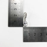 Oval Triangle Zircon Stone 925 Silver Charm Pendant