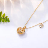 CZ Heart Necklace Choker Statement Necklace for Women Gift