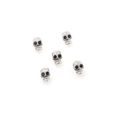 Mini Copper Skull Spacer Beads for Jewelry Making 10pcs