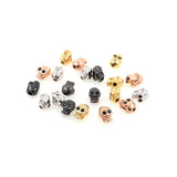 Mini Copper Skull Spacer Beads for Jewelry Making 10pcs