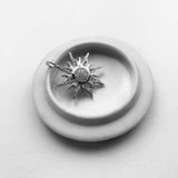 Sun Pendants 925 Silver With Zirconia Golden - Fine Jewelry for Women