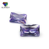 2x3mm~13x18mm Lavender CZ Rectangle Stones
