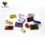 2x3mm~13x18mm Lavender CZ Rectangle Stones
