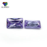 2x3mm~13x18mm Lavender CZ Rectangle Stones