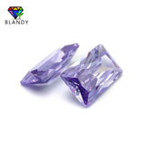 2x3mm~13x18mm Lavender CZ Rectangle Stones