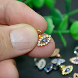 CZ Zircon Beads Small Eye Charms 20pcs/lot