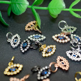 CZ Zircon Beads Small Eye Charms 20pcs/lot