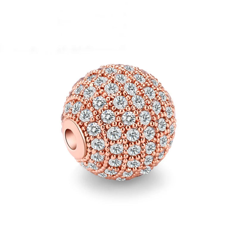 CZ Zirconia Crystal Beads 4-12mm Disco Ball Beads for Jewelry Making