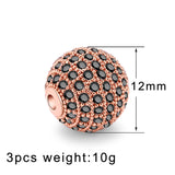 CZ Zirconia Crystal Beads 4-12mm Disco Ball Beads for Jewelry Making