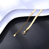 14K Plated Snake Necklace Real S925 Silver for Women