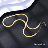 14K Plated Snake Necklace Real S925 Silver for Women