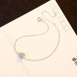 925 Silver Heart CZ Charming Fine Jewelry for Christmas Gift