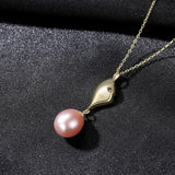 925 Silver Pendant Necklaces Women Natural Pearl Colar Christmas