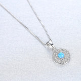Round Pendant Necklace for Women