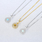 Round Pendant Necklace for Women