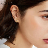 925 Silver Moon Stud Earrings for Women SE0388