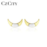 925 Silver Moon Stud Earrings for Women SE0388