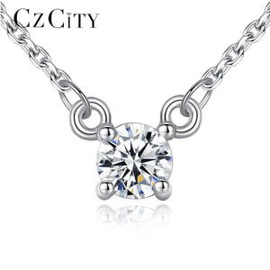 925 Sterling Silver Romantic Charm Necklace for Women