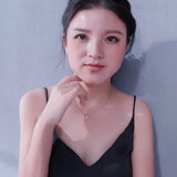 925 Sterling Silver Romantic Charm Necklace for Women