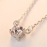 925 Sterling Silver Romantic Charm Necklace for Women