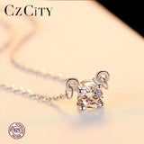 925 Sterling Silver Romantic Charm Necklace for Women