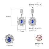 Drop Earrings for Women Water Drop Boho Earring Gemstone Classic Fine Jewelry