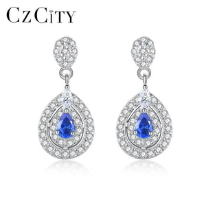 Drop Earrings for Women Water Drop Boho Earring Gemstone Classic Fine Jewelry