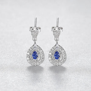 Drop Earrings for Women Water Drop Boho Earring Gemstone Classic Fine Jewelry