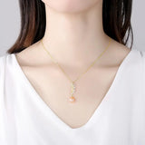 Freshwater Pearls Pendant Necklace Women 925 Silver Fine Jewelry