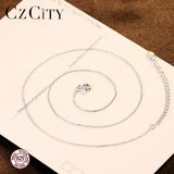 925 Sterling Silver Women Chain Necklace in Two Colors Rope Chains