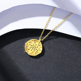 Sterling Silver CZ Pendant Necklace with Ball Beads Charms
