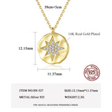 Sterling Silver CZ Pendant Necklace with Ball Beads Charms