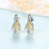 925 Sterling Silver Tulip Flower Stud Earrings for Women SE0394