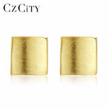 Square Silver Stud Earrings for Women SE0175