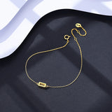 925 Silver Charm CZ Beads Bracelet for Women Jewelry Christmas Gift