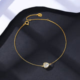 925 Silver Triangle CZ Bracelet Chain for Women