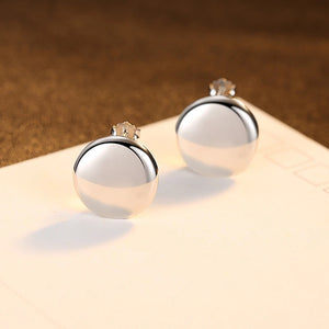 Solid Silver Stud Earrings for Women 925 Sterling Silver SE-387