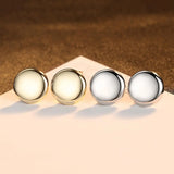 Solid Silver Stud Earrings for Women 925 Sterling Silver SE-387