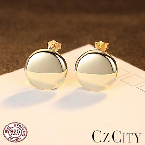 Solid Silver Stud Earrings for Women 925 Sterling Silver SE-387