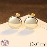 Solid Silver Stud Earrings for Women 925 Sterling Silver SE-387