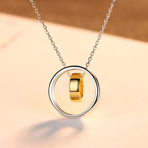 925 Silver Ring Pendant Necklace Chain Choker Jewelry