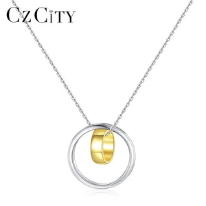 925 Silver Ring Pendant Necklace Chain Choker Jewelry