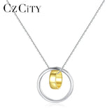 925 Silver Ring Pendant Necklace Chain Choker Jewelry